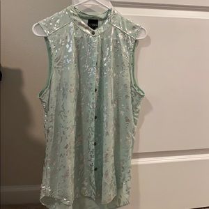 Daytrip printed button up blouse